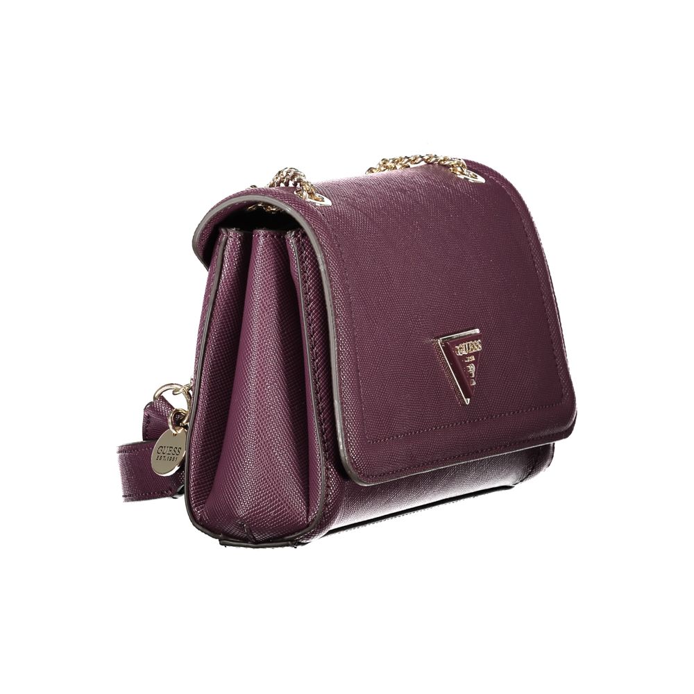 Guess Jeans Lila Polyethylen Frauen Handtasche